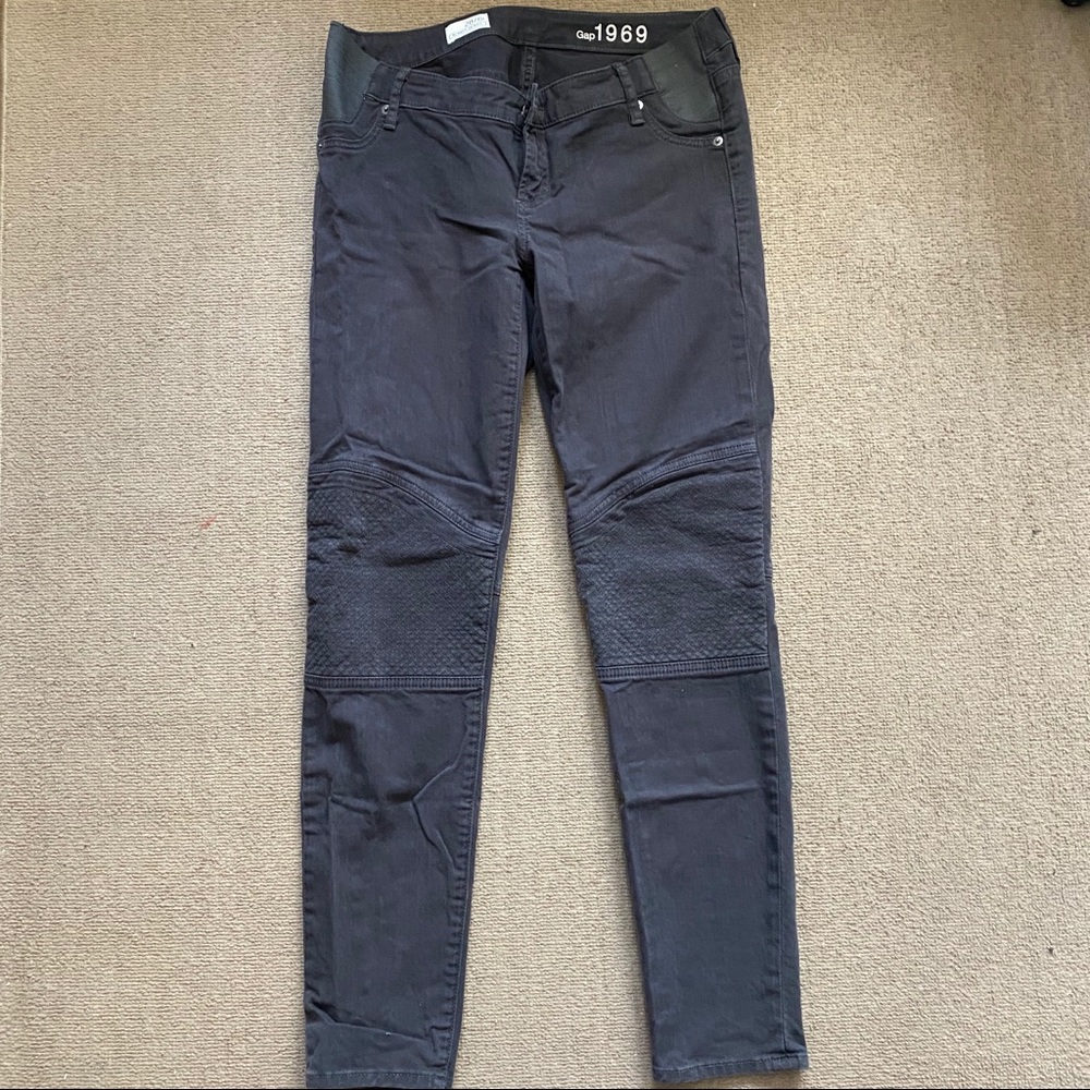 GAP Women's Maternity Skinny Jeans - Black
